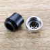 ANTI SPIT BACK STAINLESS STEEL & DELRIN 16 HOLE AIR FLOW WIDE BORE DRIP TIP